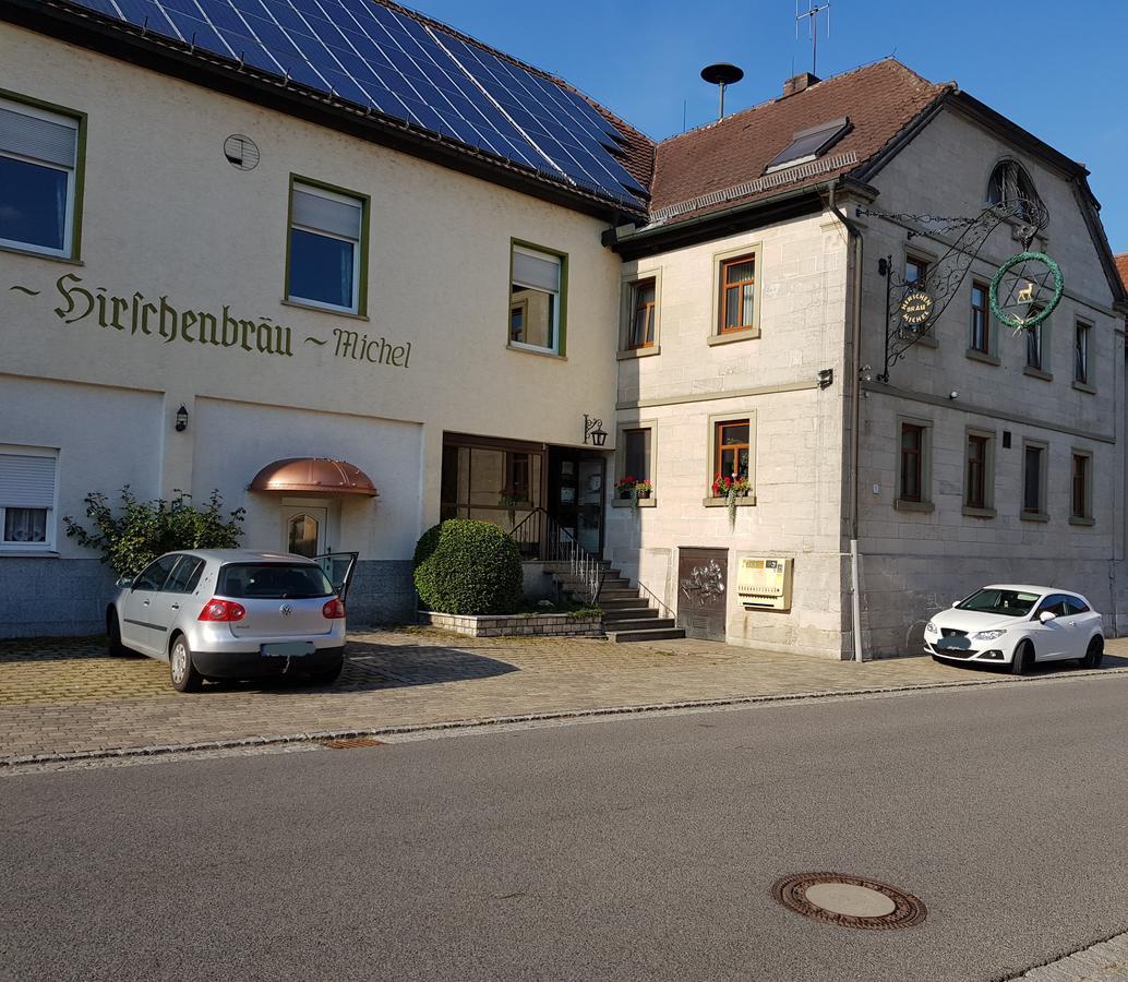 Gasthof Hirschenbraeu Michel Rauhenebrach Exterior foto